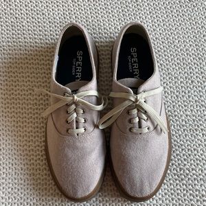 NWOT Sperry CVO Wool Cement Light Gray Shoes - Sz 10 M